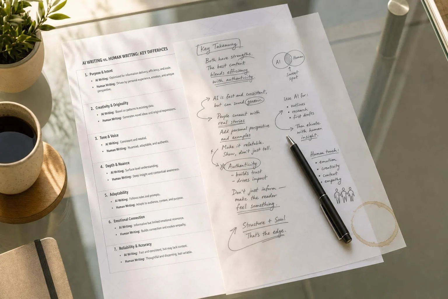 AI Writing vs. Human Writing: Key Differences